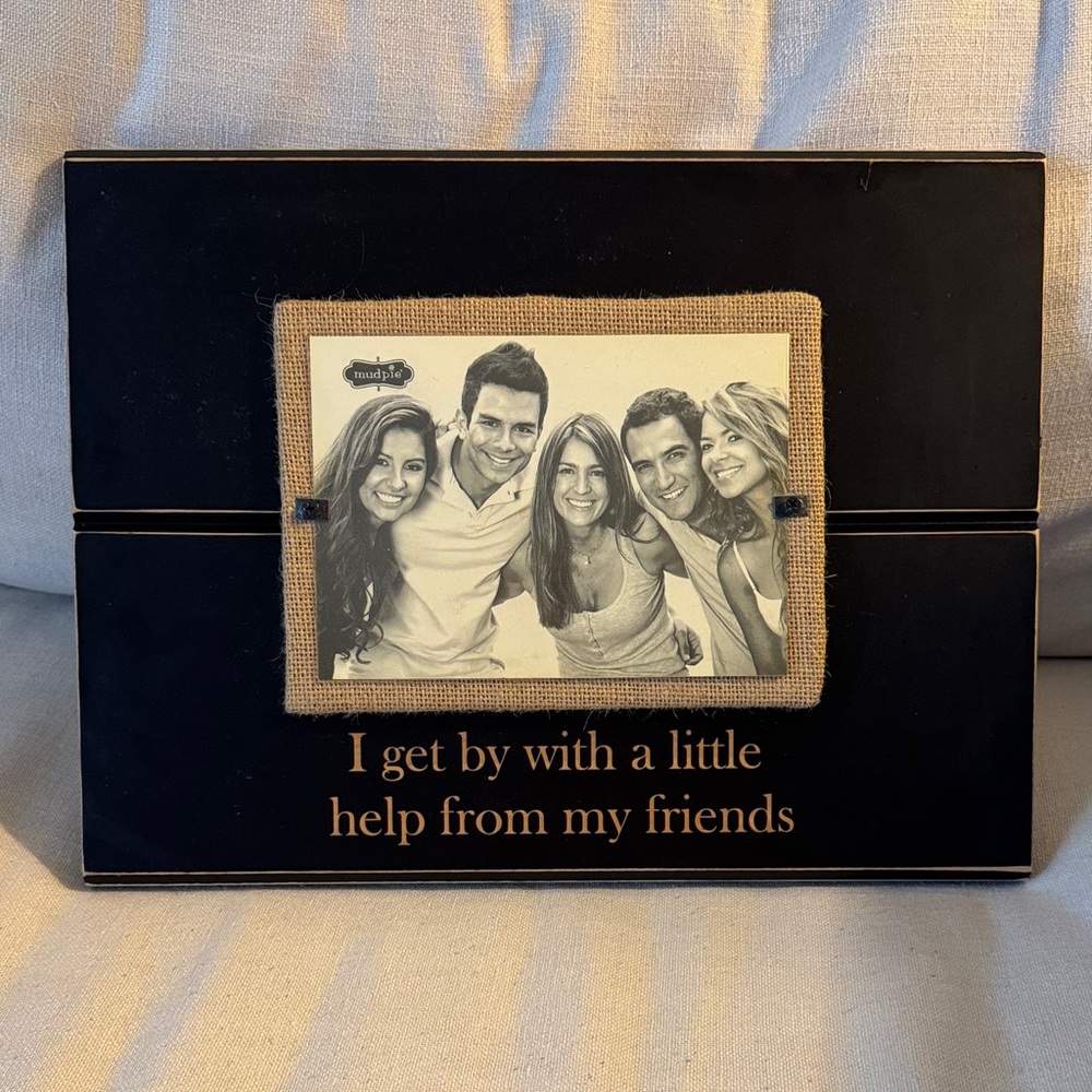 Mud Pie “Help From my Friends” Frame